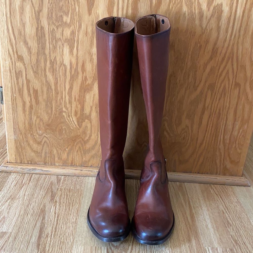 Frye Melissa Button Back - Zip Boot - Picture 2 of 8